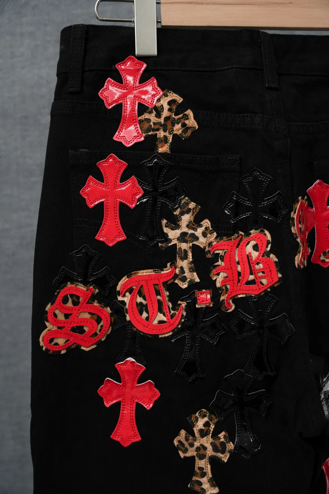 ：S 020 & Chrome Hearts Same Style ：Black Size：28 30 32 34 （S-XL)